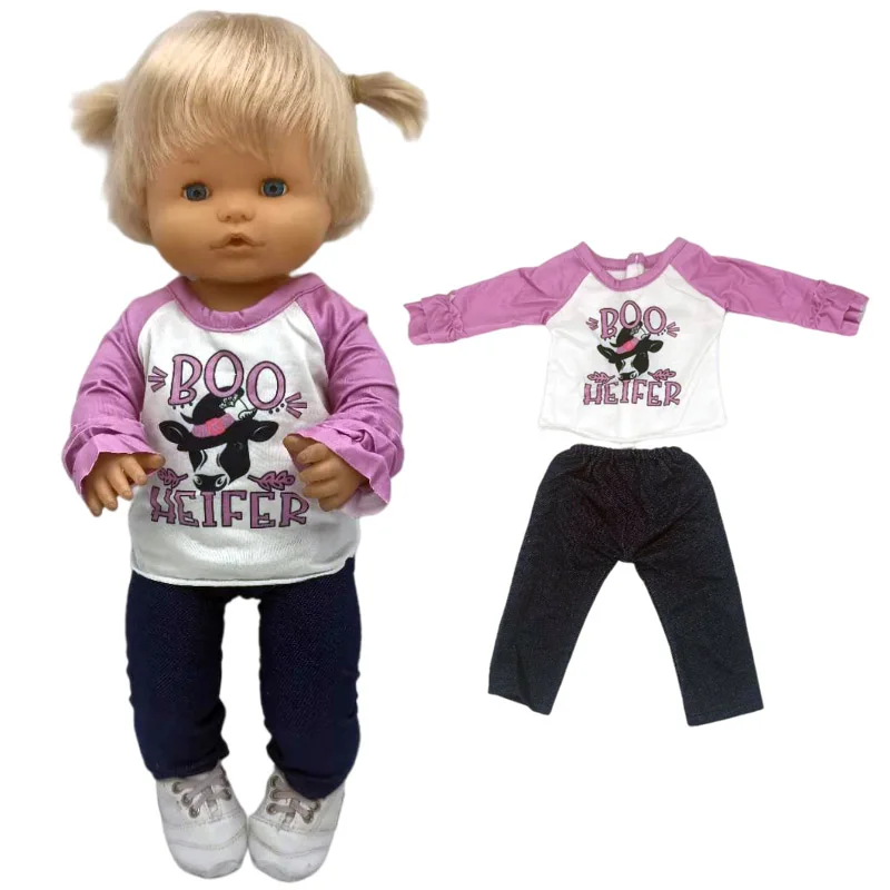 Nenuco Doll Jacket Set for 40cm Baby Dolls Clothes Toys Wear Children Girl Gifts