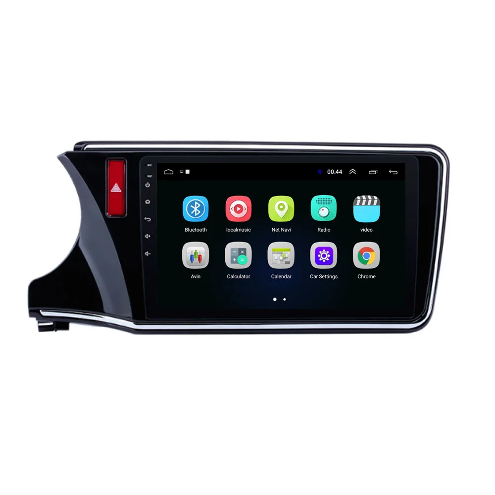 Четырехъядерный Android 8,1 для HONDA CITY мультимедийный стерео автомобильный dvd-плеер навигация gps радио