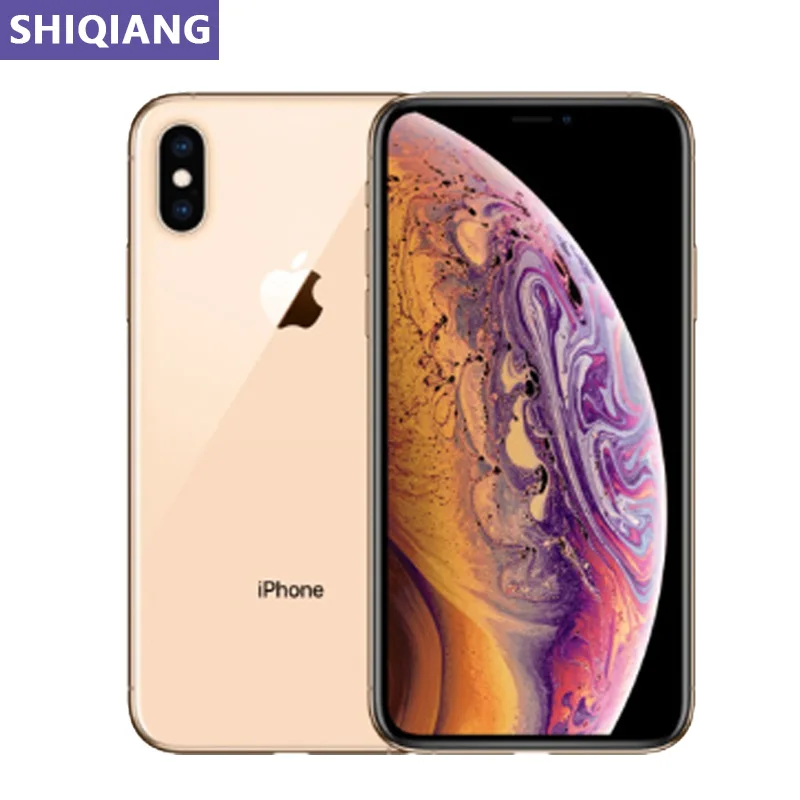 Original Used Unlock Apple iphone XS Max Cell phones 6.5in 4+64/256GB iOS GPS&NFC 7+12MP 1 SIM Card 4G LTE Smartphones A12