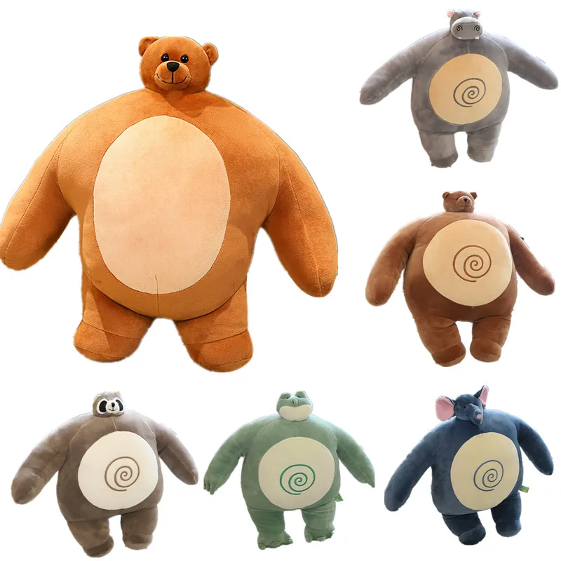 小さなクマのぬいぐるみの枕 小の頭 漫画 カエル 象 Hipo マッスルハグ ボーイフレンド 誕生日プレゼント Aliexpress おもちゃ ホビー