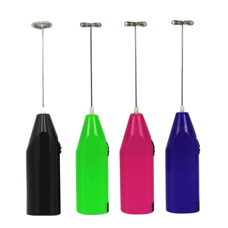 Electric Milk Frother Stainless Steel Mini Electric Coffee Blender Milk Frother Kitchen Baking Tools