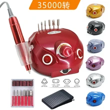 

Professional Electric Nail Lathe 35000RPM 45W LED Display Manicure Machin With Replacement Nail Drill Nail Drill Equipment Tools