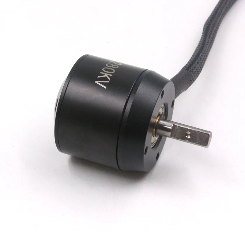 Бесщеточный мотор FATJAY 5045 140KV 200K 280KV с матовым внешним ротором 4 12s 36V sensorless для RC