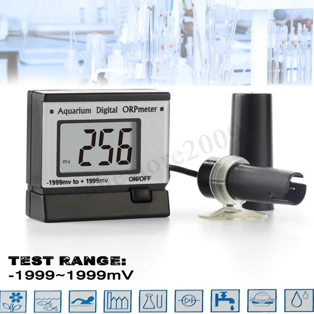 

For Aquarium Water Quality Tester Detector PH ORP Meter Analyzer Accurate Online Monitor Measuring Digital Pool Mini Hydroponic