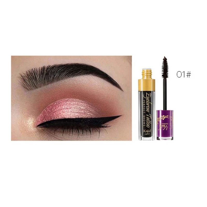 1 Enhancer Eyebrow легко носить стойкий косметический жидкий натуральный для бровей с 3 цветами D1 - Цвет: 1
