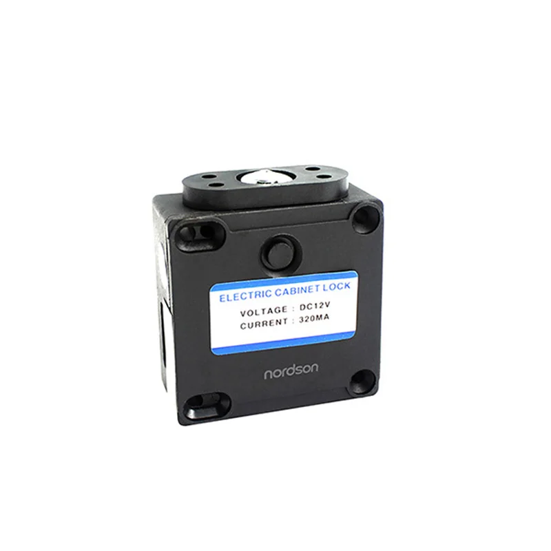 Signal Output 24V Nordson DC 12 V/24 V Электрический Засов Замок небольшого шкафа мини низкой температуры мебель замок для ящика замок с выходом сигнала - Цвет: Signal Output 24V