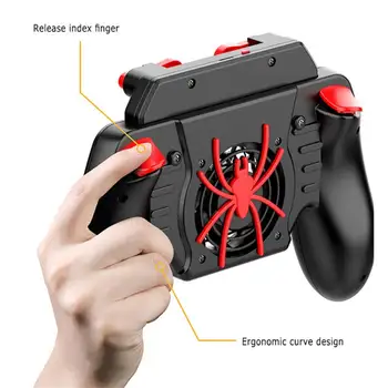 

New M20 Fully Automatic Professional Gamepads with Cooling Fan Pressure Gun Recoilless Taking Aims Fire Buttons for Phones PUBG