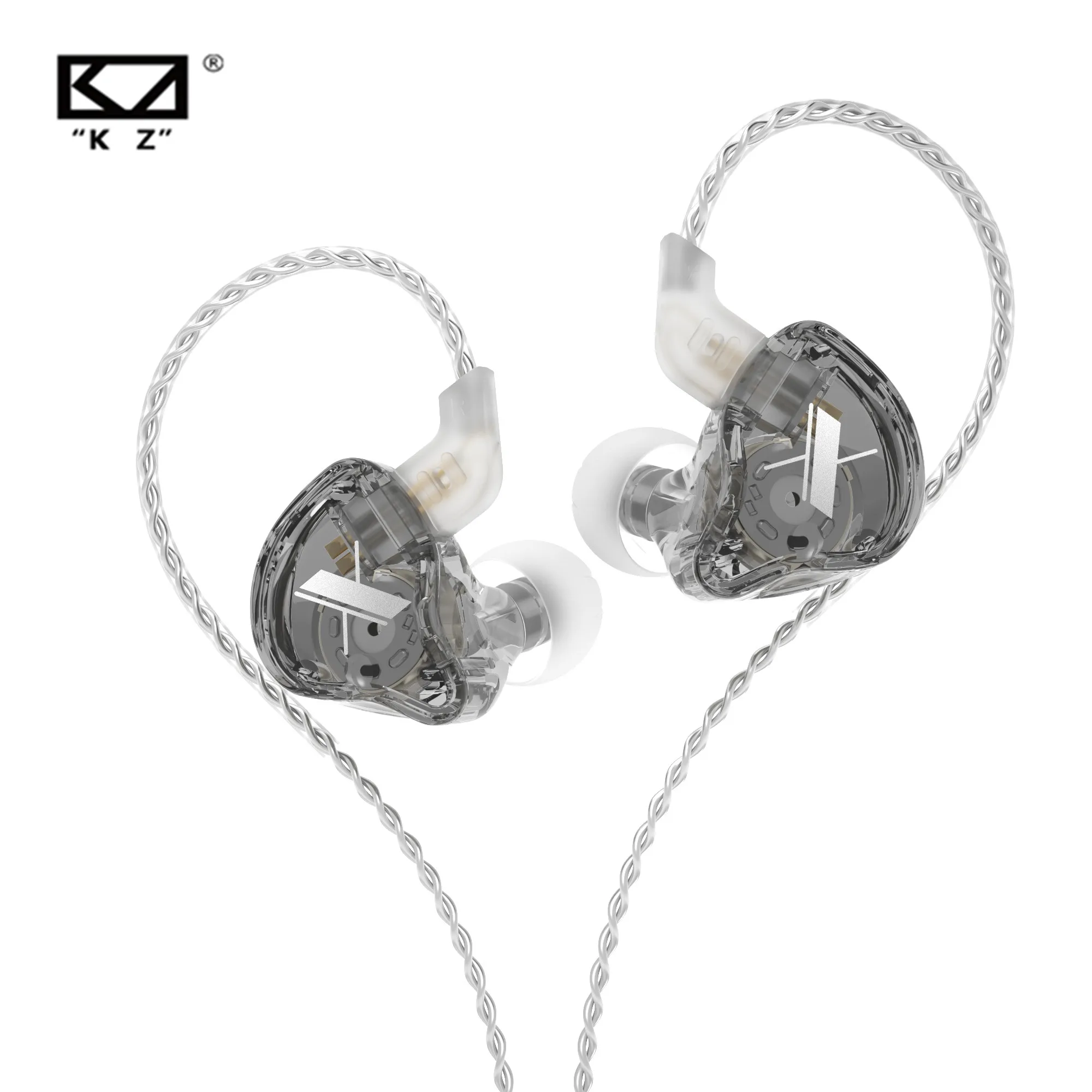 NEW KZ EDC In Ear Earphones HIFI Bass Earbuds Headphones Game Sport Monitor Noice Cancelling Common Headset KZ EDS EDX ZST MT1