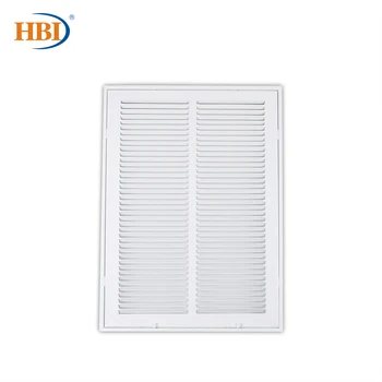 

HBI W14" x H20" Steel Air Vent Filter Return Air Grille Vent Cover White Powder Coating with Frame Ceiling and Sidewall Cover