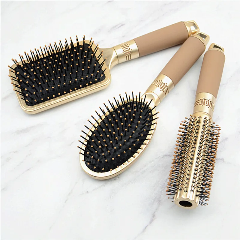 

Brushy Anti Klit Hairbrush Women Female Hair Scalp Massage Comb Bristle&nylon Hairbrush Wet Curly Detangle Hair Brush For Salon