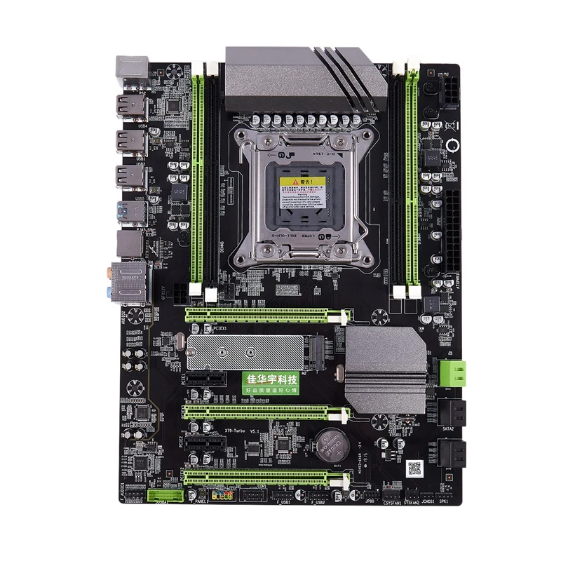 

JIAHUAYU X79T DDR3 PC Desktop Computer Motherboard 2011 CPU 4 Channel Gaming Support M.2 E5-2680V2 I7 Sata 3.0 USB 3.0 for Intel