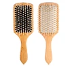 Massage Comb Paddle Brush Antistatic Combanti-static Natural Wooden Massage Hairbrush Comb Scalp Health Care Paddle Brush ► Photo 1/6