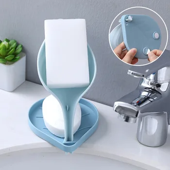 

Leaf Shape Soap Drain Rack Home Hotel Restaurant Bathroom Toilet Hand Cleaning Soap Holder Tray Storage Drying Rack Cleaning