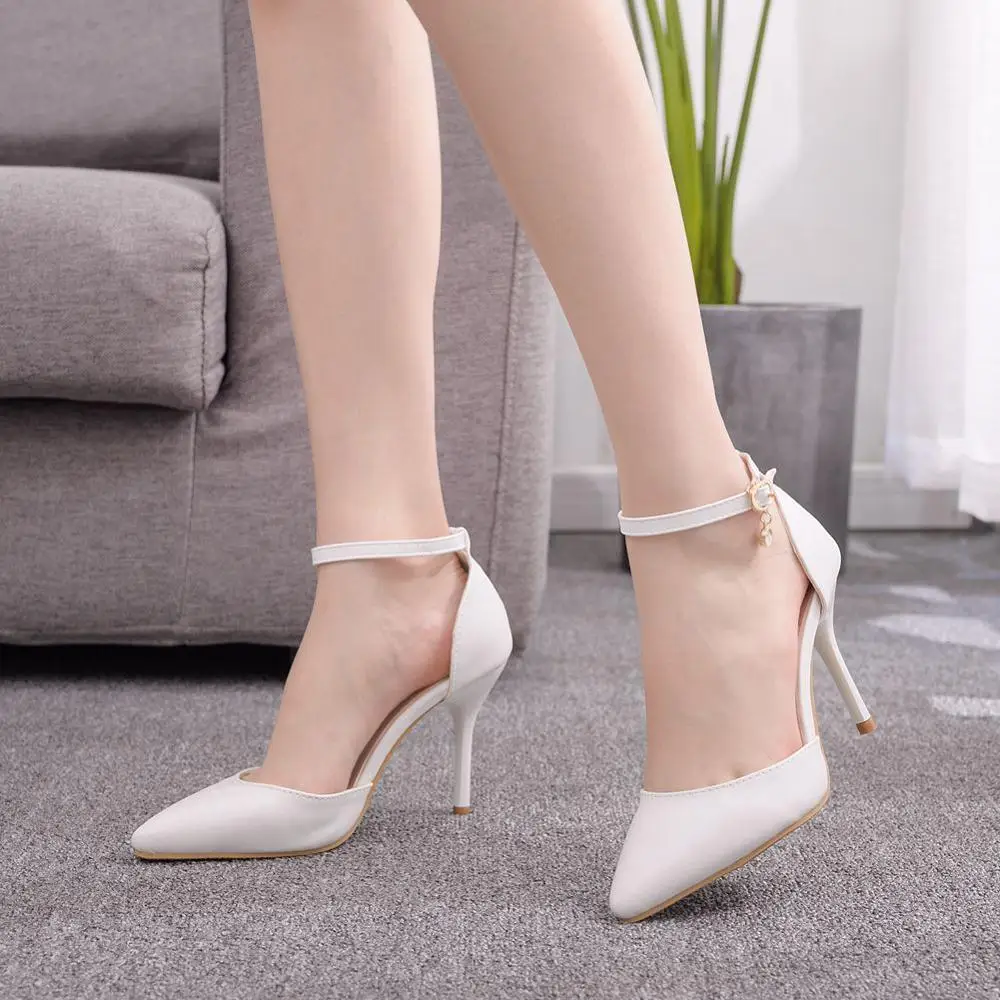 zapatos de tacon blancos mujer - comprar online \u003e OFF-64%