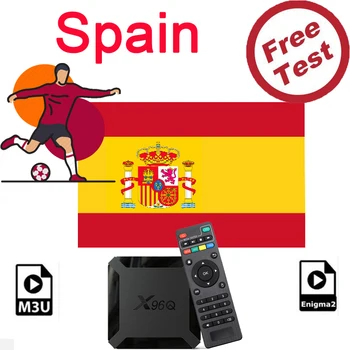 

Spain Android TV Box Android 10.1 Support Spain Iptv M3U Andorid Iptv Samrters Enigma2 for Smart TV no app included