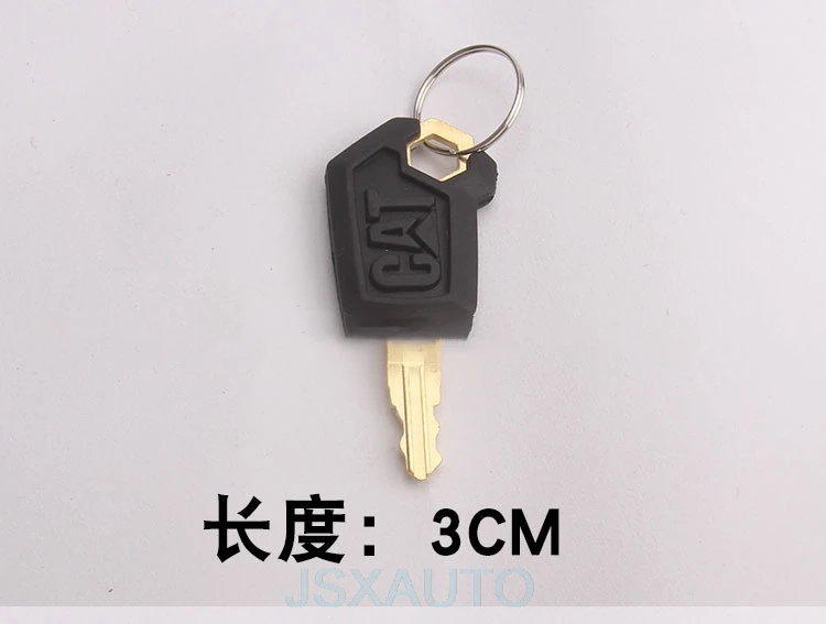 Excavator Accessories Ignition door lock key pure copper for CATERPILLAR CAT 305/320/330/336/324C/D