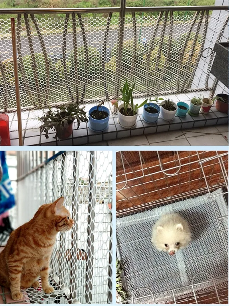 Balcony protection net fence fence net anti falling safety anti theft window guardrail plastic falling