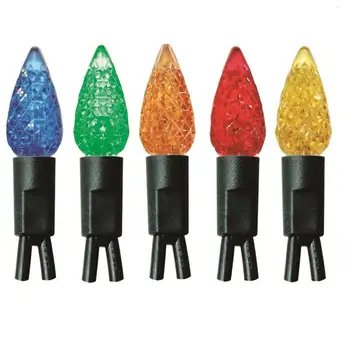 

UL Listed 50 Count C6 Led Christmas Lights,Outdoor Led String Lights,Multi Color