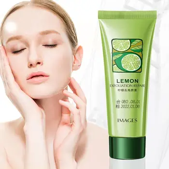 

Natural Lemon Exfoliating Prime Lasting Remove Dead Skin Blackhead Pimples Facial Exfoliating Gel Skin Cleansing