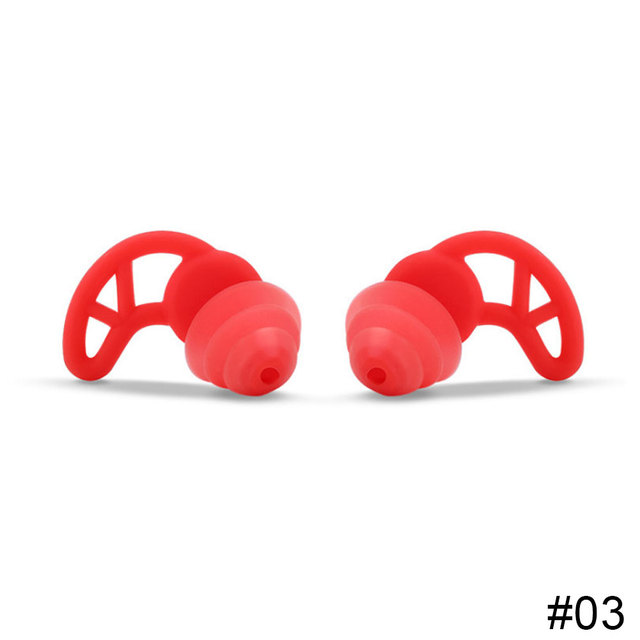 Noise Reduction Earplug Three-layer Silicone Ear Plugs Sleeping Earplugs Oordoppen Sleep Anti Noise Silicone Tapones Oidos