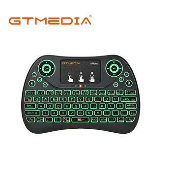 

GTMEDIA i8S PLUS 3 Colors Backlit 2.4G Wireless Keyboard Air Mouse Spanish Touchpad Handheld for Android TV BOX T9 H96 Max plus