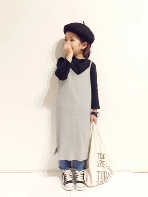 Однотонное платье в Корейском стиле для девочек модные осенние хлопковые платья для девочек от 2 до 8 лет