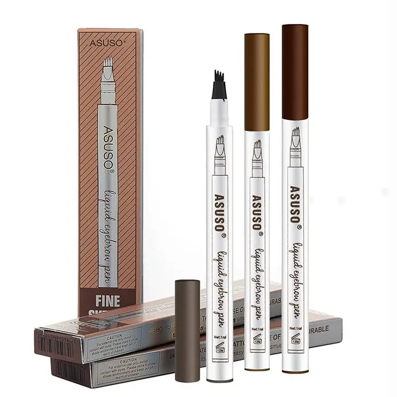 

Four-fork Head Eyebrow Pencil Waterproof Eyebrow Tattoo Pen