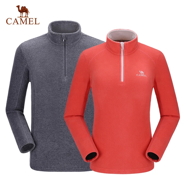 US $15.50 CAMEL Softshell Fleece Windbreakers Jacket Snowwolf Outdoor Shirt Women Men Coat Winter Hiking Camp