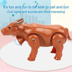 Jouet de divertissement en forme d'animal délicat et intéressant, jouet de musique à lumière LED pour bébé 