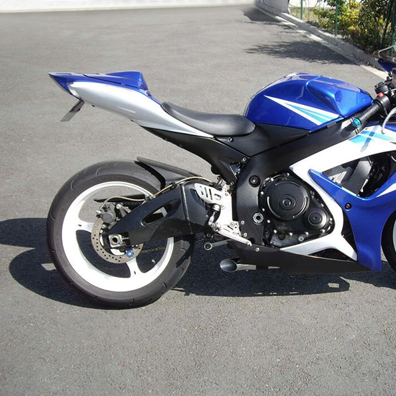 Vhodný pro suzuki lt GSX-R 600 GSX-R 750 GSXR600 GSXR750 K6 K8 2006-2010 zadek uklizené blatník eliminator souprava licence talíř držák závorky