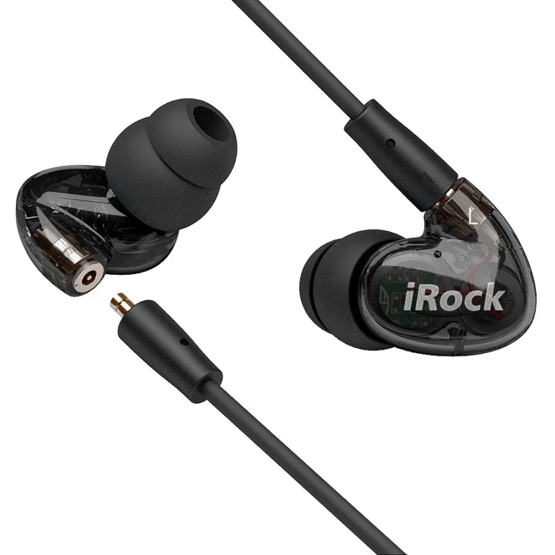 

UNCJC Hi-Res Monitor Headphones In-Ear Earphone Hi-Fi Wired Earbud Dual Drivers Deep Bass Sound Full-Range Audio High-Resolution