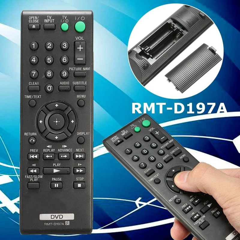 Hot 3C-Rmt-D197A Smart Remote Control for Sony Dvd Dvp-Sr210 Dvp-Sr210P Dvp-Sr510H Dvp-Sr510
