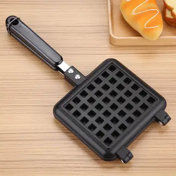 

Waffles Maker Mold Non-Stick Metal Baking Pan Aluminum Alloy Fish-Shaped Kitchen Gas Pan Bubble Egg Cake Oven Breakfast Machine