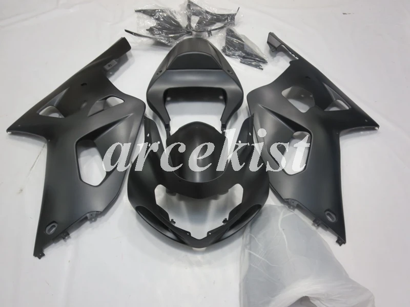 

New ABS Motorcycle Fairings kit Fit For Suzuki GSX-R600 GSX-R750 K1 2001 2002 2003 01 02 03 Body set All black matte