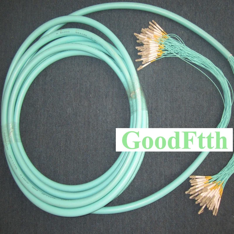 

Fiber Patch Cord Jumper LC-LC Multimode OM3 Trunk Breakout 2.0mm 24 Cores GoodFtth 30-100m