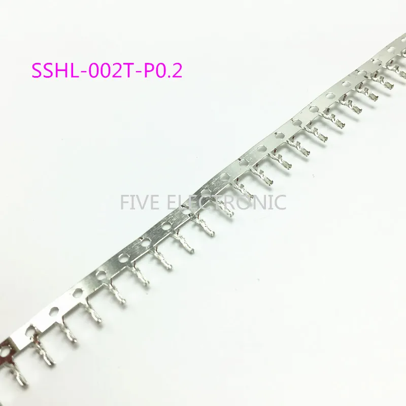 50 шт./лот SSHL-002T-P0.2 оригинальные импортные терминал, Pin JST разъем, использовать для 1,25 мм Шаг Пластик оболочки