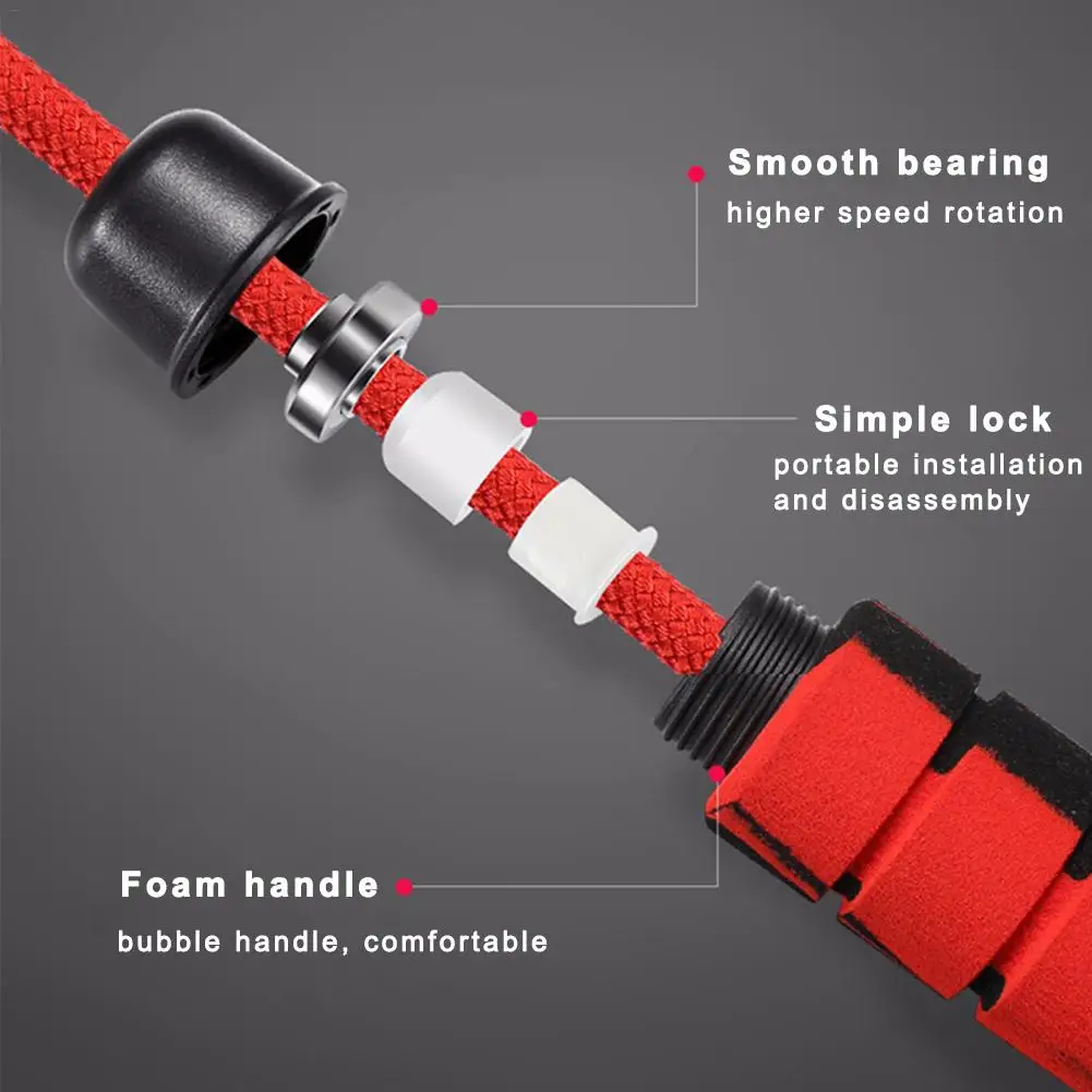 Ball Bearing Jumping Rope Untangled Fast Cable Jumping Rope Weight Rope Fitness Training Memory Foam Handle for Aerobics Enduran Ball Bearing Jumping Rope Untangled Fast Cable Jumping Rope Weight Rope Fitness Training Memory Foam Handle for Aerobics Enduran