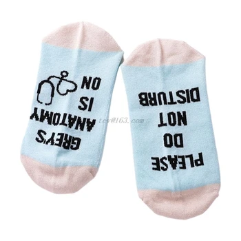 

New Fashion Adult Socks Autumn Letter Print Casual Wild Personality Sock