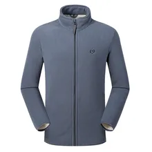 Мужская одежда, пальто, осенне-зимняя верхняя одежда, дышащие куртки, утепленная флисовая куртка на молнии с воротником-стойкой, спортивное пальто, дропшиппинг