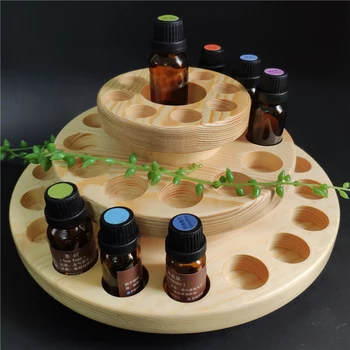 

39 Slots Three Layers Essential Oil Storage Box Wooden Case Aromatherapy Oils Organizer