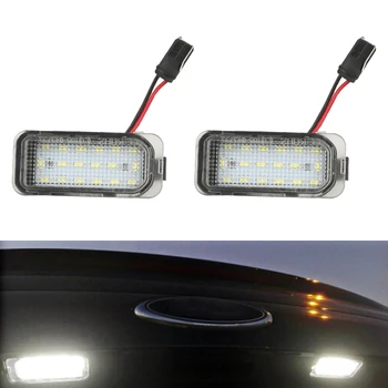 

2pcs Car Auto 24 SMD LED Licence Number Plate Light Signal Lamp Fit For Jaguar For Ford Max Focus Galaxy Mondeo Grand