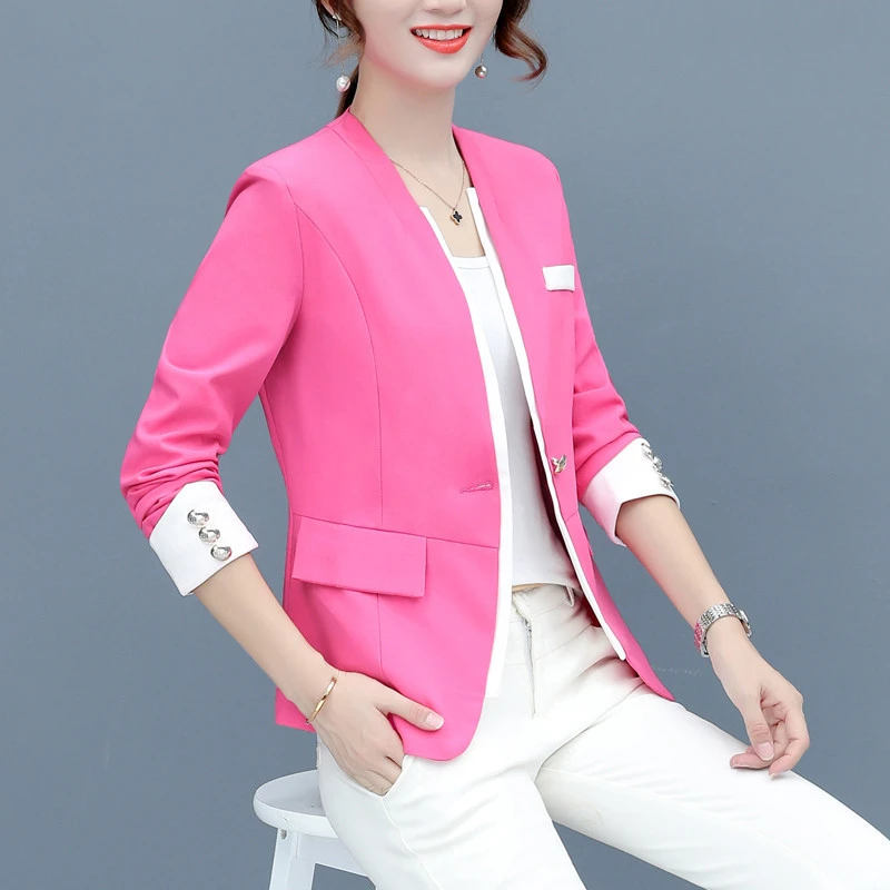 Blazers y chaquetas 2019 Tallas grandes tops y blusas femenino moda coreana ropa Mujer tops|Chaquetas| - AliExpress