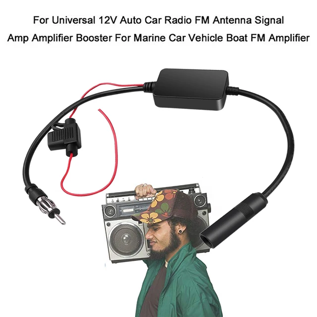 Kebidumei-antena de Radio para coche, amplificador de señal de