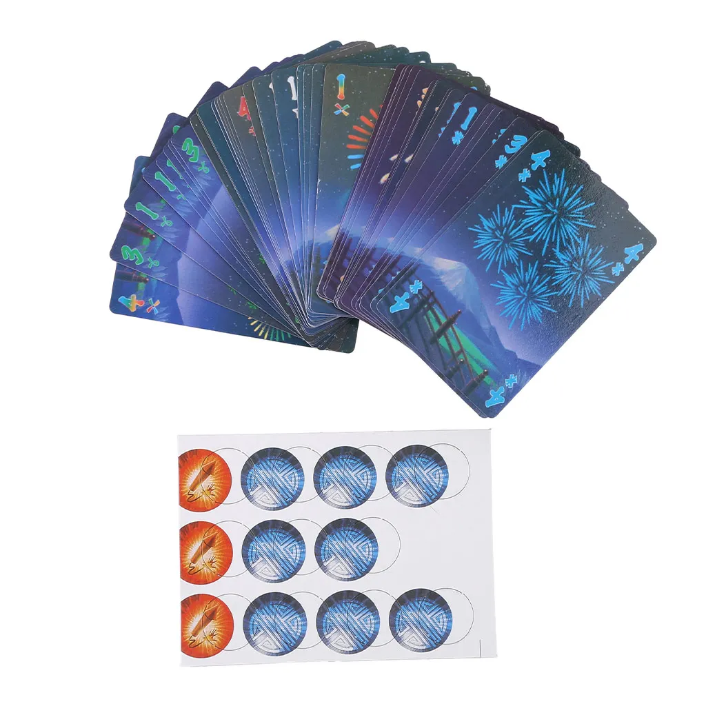 HANABI Board Game 2-5 Players Cards Games Easy To Play Funny Game For PartFHFS 
