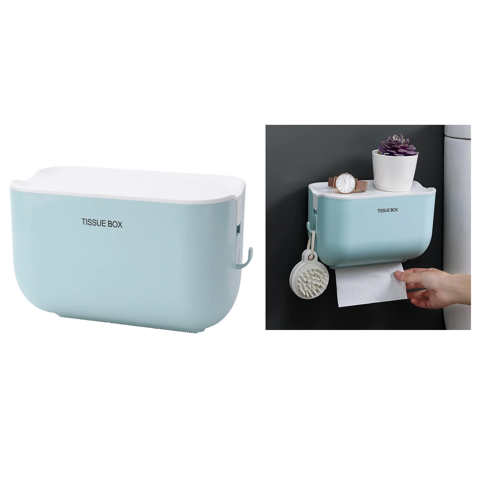 Waterproof Toilet Paper Roll Holder Tissue StorageBox Bathroom Kitchen