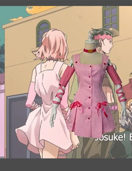 

JoJo's Bizarre Adventure Sugimoto Reimi Cosplay Costume Halloween Carnival Costumes Pink Lolita Dress Custom Made Adult Size