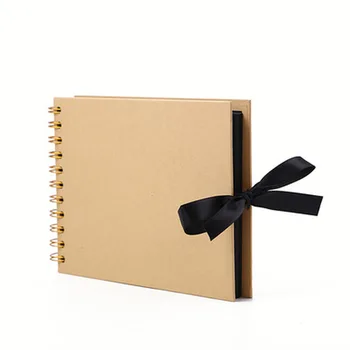 

New Product Fashion 30-page DIY Photo Album Vintage Kraft Paper Scrap Family Memorial Album Children Environmental Album