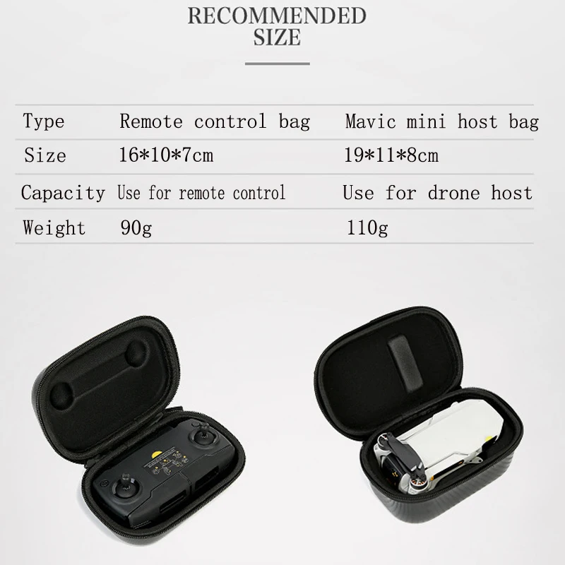 Защитная сумка для хранения mavic mini чехол сумка для переноски для дрона Комплект для DJI Mavic Mini сумка батарея пульт дистанционного управления аксессуары