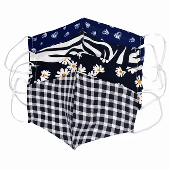

Lattice Print Masks 4PCS Windbreak Seamless Outdoor Riding Quick-drying Dustproof Keep Mask Breathable Dustproof mascarillas