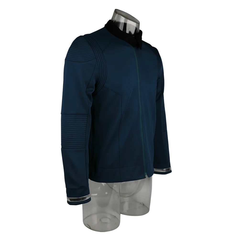 Star Trek Discovery Season 2 Starfleet Captain Kirk Uniform A Set of Shirt Pants Badge Costumes Men Top Adult Cosplay Costume (4)